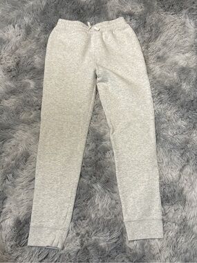 Abercrombie Kids Sweatpants Girls Size 13/14 Gray Fleece Lined Lounge Pants